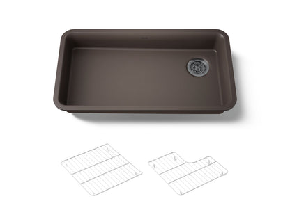 KOHLER K-27785-CM2 Cairn 33" undermount single-bowl kitchen sink - Matte Brown