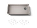 KOHLER K-27785-CM3 Cairn 33" Undermount Single-Bowl Kitchen Sink - Matte Taupe