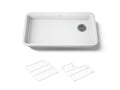 KOHLER K-27785-CM6 Cairn 33" Undermount Single-Bowl Kitchen Sink - Matte White