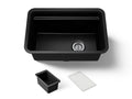 KOHLER K-27787-CM1 Cairn 27-1/2" Undermount Single-Bowl Utility Sink - Matte Black