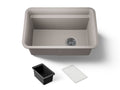 KOHLER K-27787-CM3 Cairn 27-1/2" Undermount Single-Bowl Utility Sink - Matte Taupe