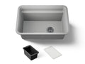KOHLER K-27787-CM4 Cairn 27-1/2" Undermount Single-Bowl Utility Sink - Matte Grey