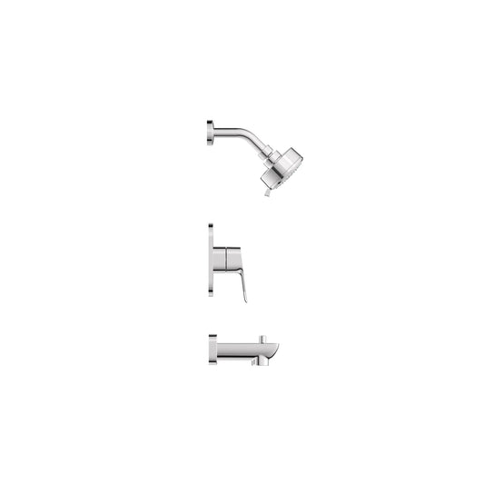 GROHE 1053800000 Cubeo Pressure Balance Valve Tub/Shower Trim Kit - Chrome
