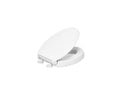 KOHLER K-27930-0 Border Elevated Quiet-Close elongated toilet seat - White