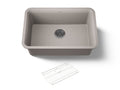 KOHLER K-28000-CM3 Cairn 27-1/2" Undermount Single-Bowl Kitchen Sink - Matte Taupe