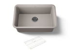 KOHLER K-28000-CM3 Cairn 27-1/2" Undermount Single-Bowl Kitchen Sink - Matte Taupe