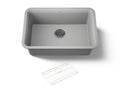 KOHLER K-28000-CM4 Cairn 27-1/2" Undermount Single-Bowl Kitchen Sink - Matte Grey