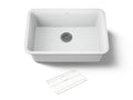 KOHLER K-28000-CM6 Cairn 27-1/2" Undermount Single-Bowl Kitchen Sink - Matte White