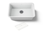 KOHLER K-28000-CM6 Cairn 27-1/2" Undermount Single-Bowl Kitchen Sink - Matte White