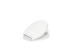 KOHLER K-28005-0 Drift Readylatch Quiet-Close Round-Front Toilet Seat - White
