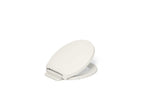 KOHLER K-28005-96 Drift Readylatch Quiet-Close Round-Front Toilet Seat - Biscuit