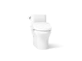 KOHLER K-28020-HC-0 Spacity Hidden Cord One-Piece Compact Elongated Toilet With Skirted Trapway, 1.28 Gpf - White