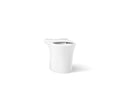 KOHLER K-28121-0 Veil Elongated Toilet Bowl With Skirted Trapway - White