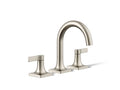 KOHLER K-28125-4-BN Venza Widespread Bathroom Sink Faucet, 1.2 Gpm - Vibrant Brushed Nickel