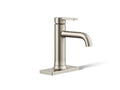 KOHLER K-28126-4-BN Venza Single-Handle Bathroom Sink Faucet, 1.2 Gpm - Vibrant Brushed Nickel