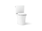 KOHLER K-28161-0 Veil Two-Piece Elongated Toilet With Skirted Trapway, 1.28 Gpf - White