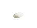 KOHLER K-2824-96 Serif 20-3/4" Oval Undermount Bathroom Sink, No Overflow - Biscuit