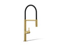 KOHLER K-28267-2MB Components Semi-Professional Kitchen Sink Faucet With Two-Function Sprayhead - Vibrant Brushed Moderne Brass