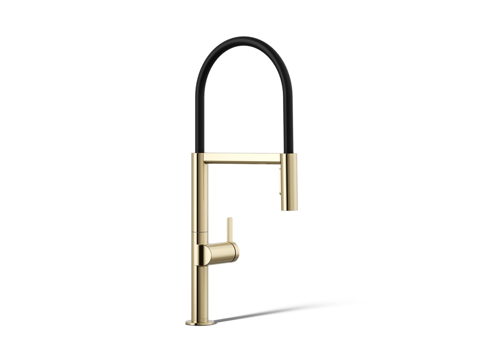 KOHLER K-28267-AF Components Semi-Professional Kitchen Sink Faucet With Two-Function Sprayhead - Vibrant French Gold