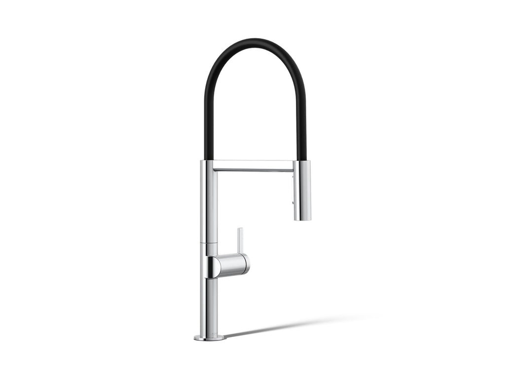 KOHLER K-28267-CP Components Semi-Professional Kitchen Sink Faucet With Two-Function Sprayhead - Polished Chrome