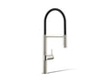 KOHLER K-28267-SN Components Semi-Professional Kitchen Sink Faucet With Two-Function Sprayhead - Vibrant Polished Nickel