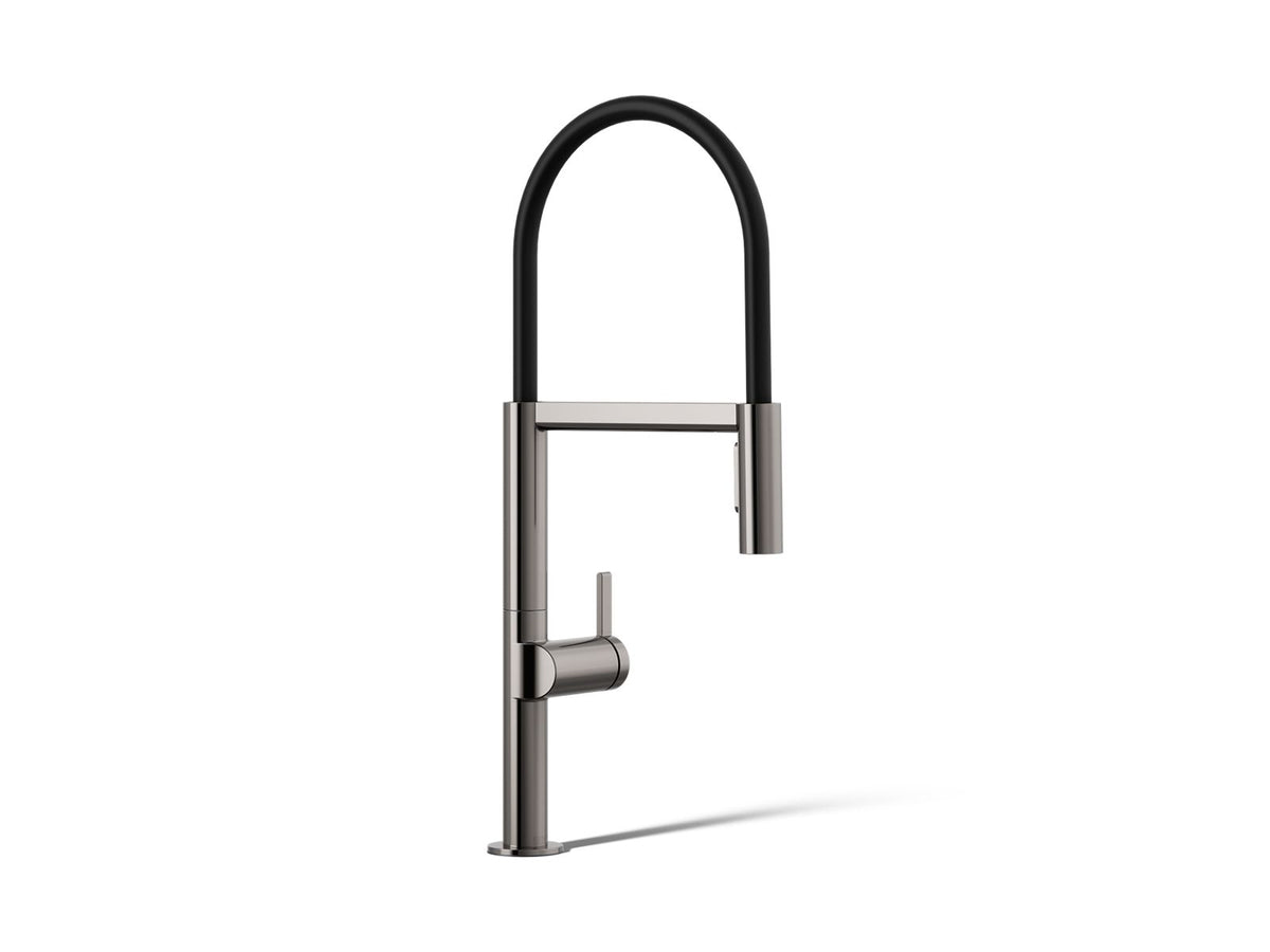 KOHLER K-28267-TT Components Semi-Professional Kitchen Sink Faucet With Two-Function Sprayhead - Vibrant Titanium