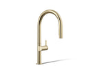 KOHLER K-28268-AF Components Pull-Down Kitchen Sink Faucet With Two-Function Sprayhead - Vibrant French Gold