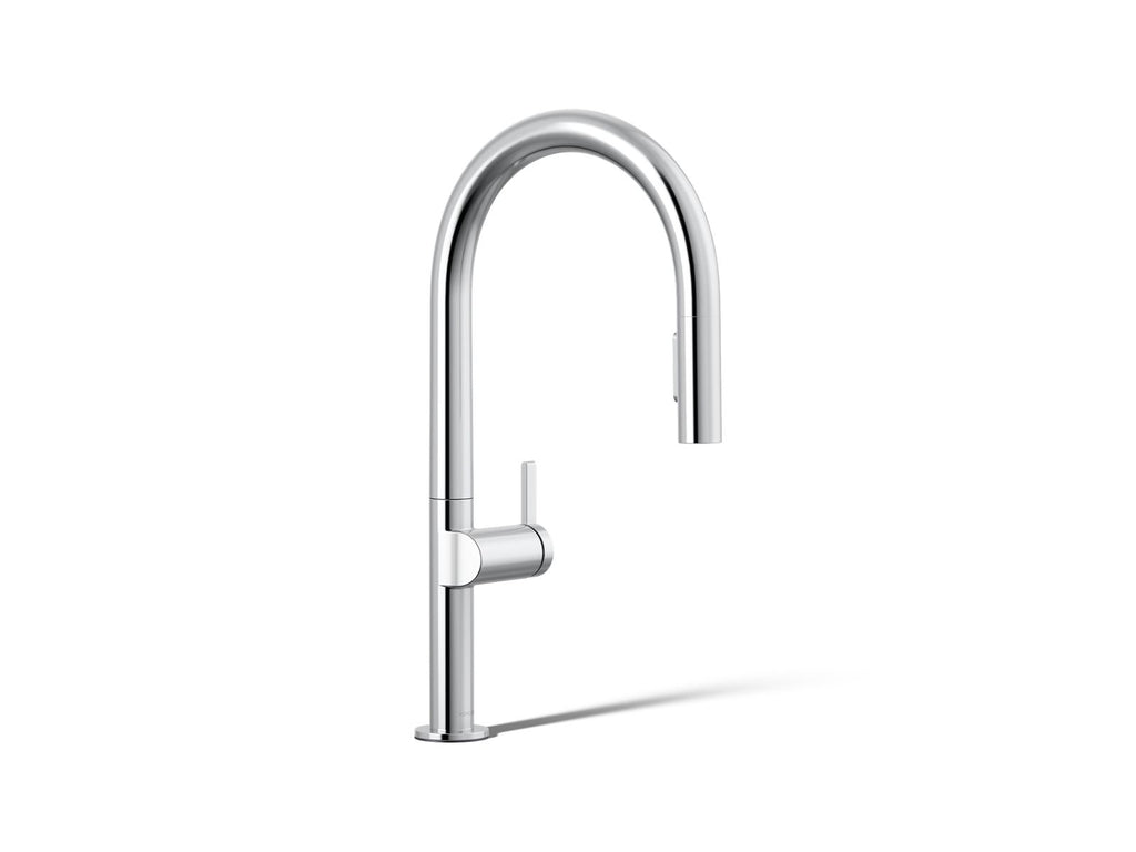 KOHLER K-28268-CP Components Pull-Down Kitchen Sink Faucet With Two-Function Sprayhead - Polished Chrome