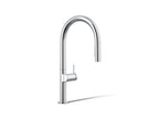 KOHLER K-28268-CP Components Pull-Down Kitchen Sink Faucet With Two-Function Sprayhead - Polished Chrome