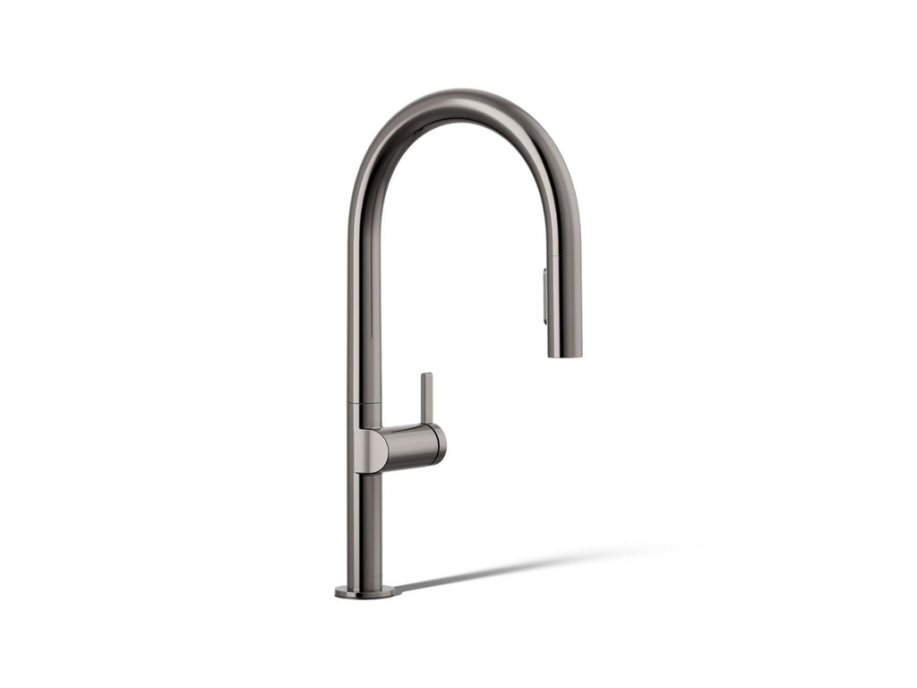 KOHLER K-28268-TT Components Pull-Down Kitchen Sink Faucet With Two-Function Sprayhead - Vibrant Titanium