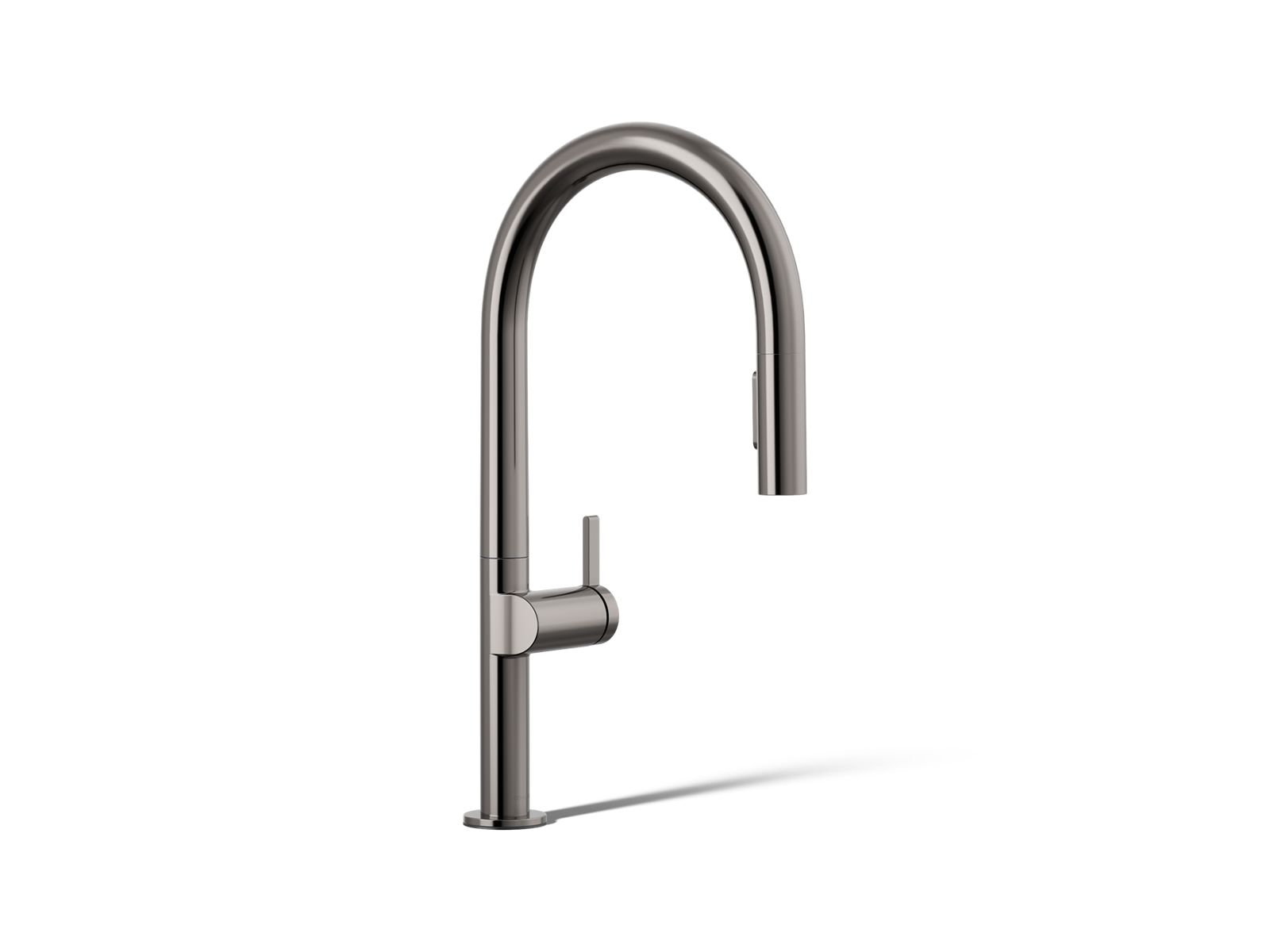 KOHLER K-28268-TT Components Pull-Down Kitchen Sink Faucet With Two-Function Sprayhead - Vibrant Titanium