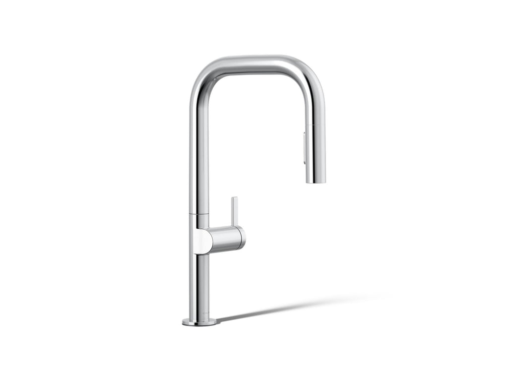 KOHLER K-28269-CP Components Pull-Down Kitchen Sink Faucet With Two-Function Sprayhead - Polished Chrome