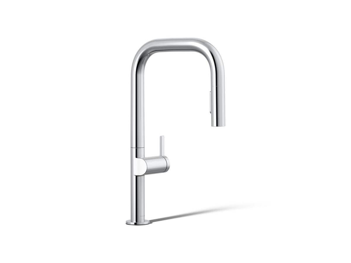 KOHLER K-28269-CP Components Pull-Down Kitchen Sink Faucet With Two-Function Sprayhead - Polished Chrome