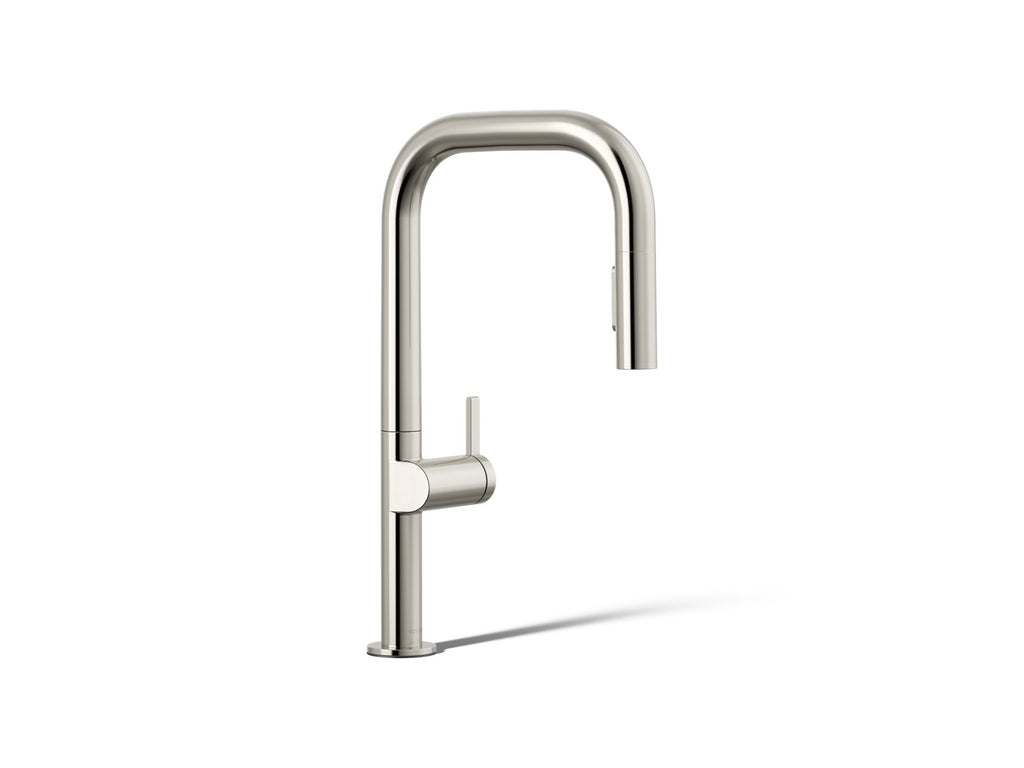 KOHLER K-28269-SN Components Pull-Down Kitchen Sink Faucet With Two-Function Sprayhead - Vibrant Polished Nickel