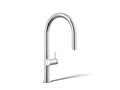 KOHLER K-28270-RT2-CP Components Touchless Pull-Down Kitchen Sink Faucet With Two-Function Sprayhead - Polished Chrome