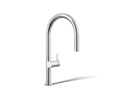 KOHLER K-28270-RT2-CP Components Touchless pull-down kitchen sink faucet with two-function sprayhead - Polished Chrome