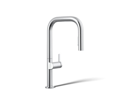 KOHLER K-28271-RT2-CP Components Touchless pull-down kitchen sink faucet with two-function sprayhead - Polished Chrome