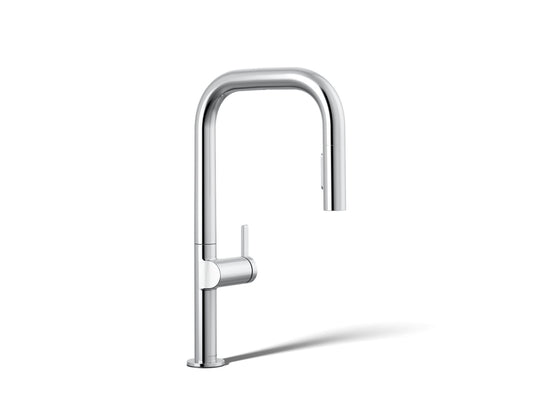 KOHLER K-28271-RT2-CP Components Touchless pull-down kitchen sink faucet with two-function sprayhead - Polished Chrome