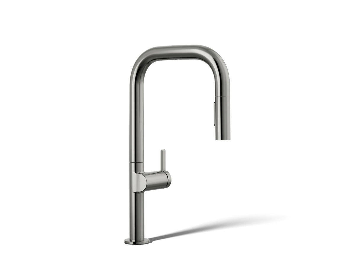 KOHLER K-28271-RT2-TT Components Touchless Pull-Down Kitchen Sink Faucet With Two-Function Sprayhead - Vibrant Titanium