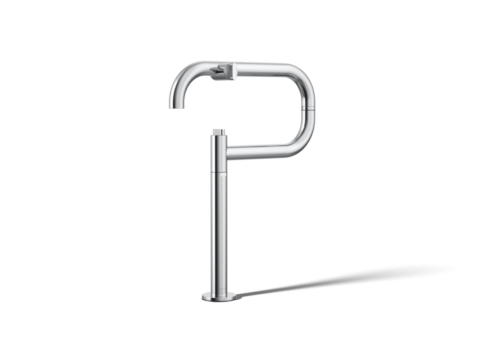 KOHLER K-28275-CP Components Deck-Mount Pot Filler - Polished Chrome