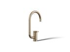 KOHLER K-28277-BV Components Single-Handle Bar Sink Faucet With Two-Function Extended-Reach Spout - Vibrant Brushed Bronze