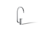 KOHLER K-28277-CP Components Single-Handle Bar Sink Faucet With Two-Function Extended-Reach Spout - Polished Chrome