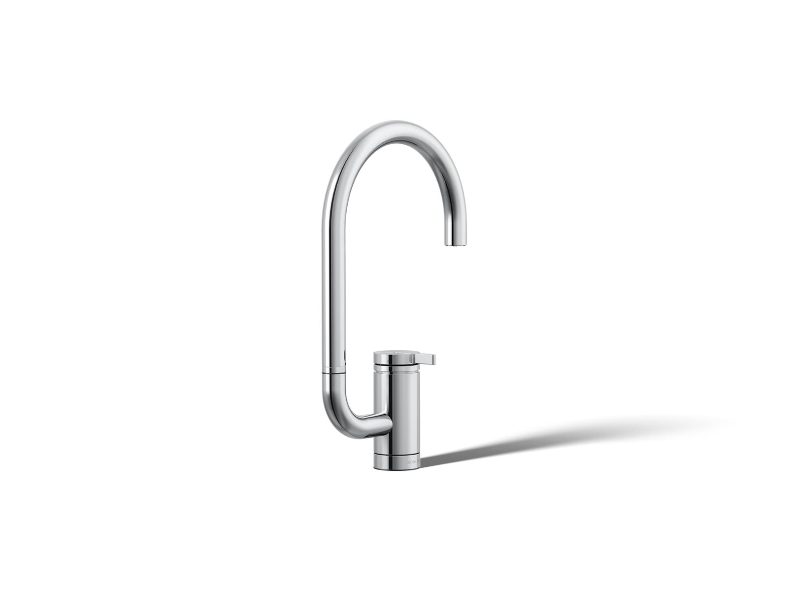 KOHLER K-28277-CP Components Single-Handle Bar Sink Faucet With Two-Function Extended-Reach Spout - Polished Chrome