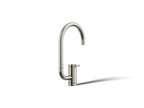 KOHLER K-28277-SN Components Single-Handle Bar Sink Faucet With Two-Function Extended-Reach Spout - Vibrant Polished Nickel