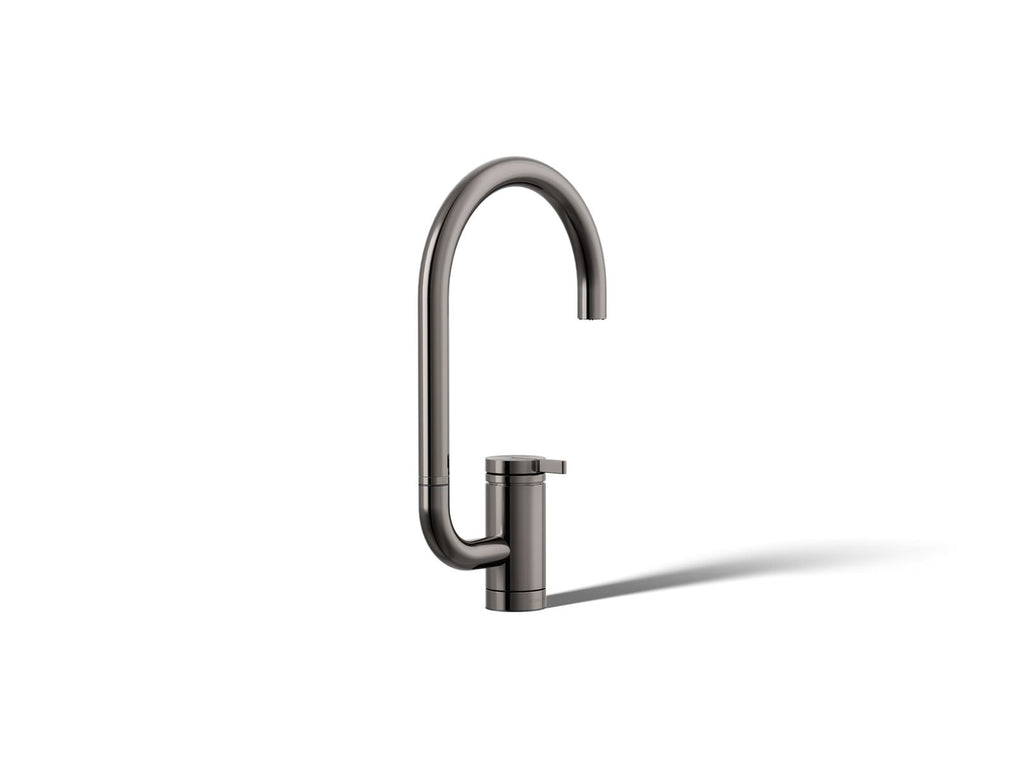 KOHLER K-28277-TT Components Single-Handle Bar Sink Faucet With Two-Function Extended-Reach Spout - Vibrant Titanium