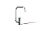 KOHLER K-28290-CP Components Single-Handle Bar Sink Faucet With Two-Function Extended-Reach Spout - Polished Chrome