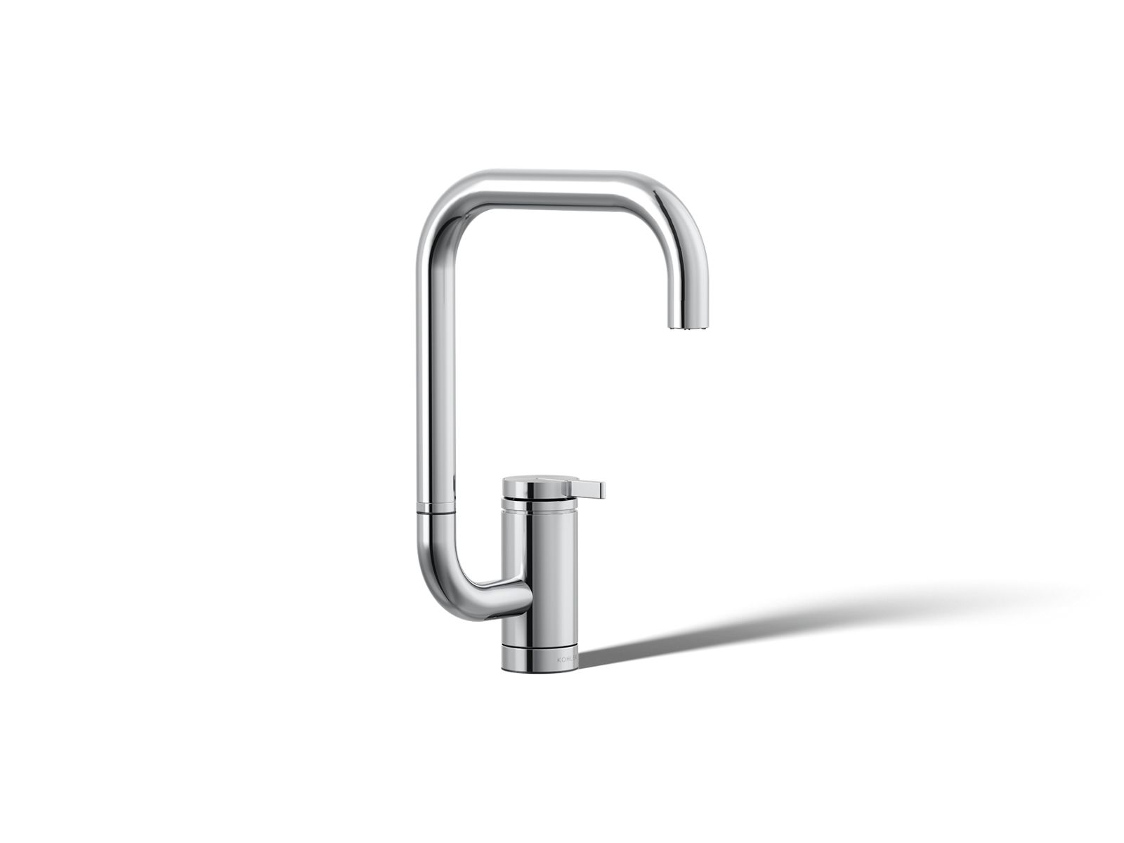 KOHLER K-28290-CP Components Single-handle bar sink faucet with two-function extended-reach spout - Polished Chrome
