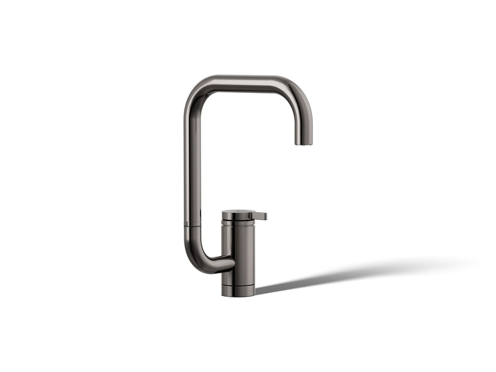 KOHLER K-28290-TT Components Single-Handle Bar Sink Faucet With Two-Function Extended-Reach Spout - Vibrant Titanium