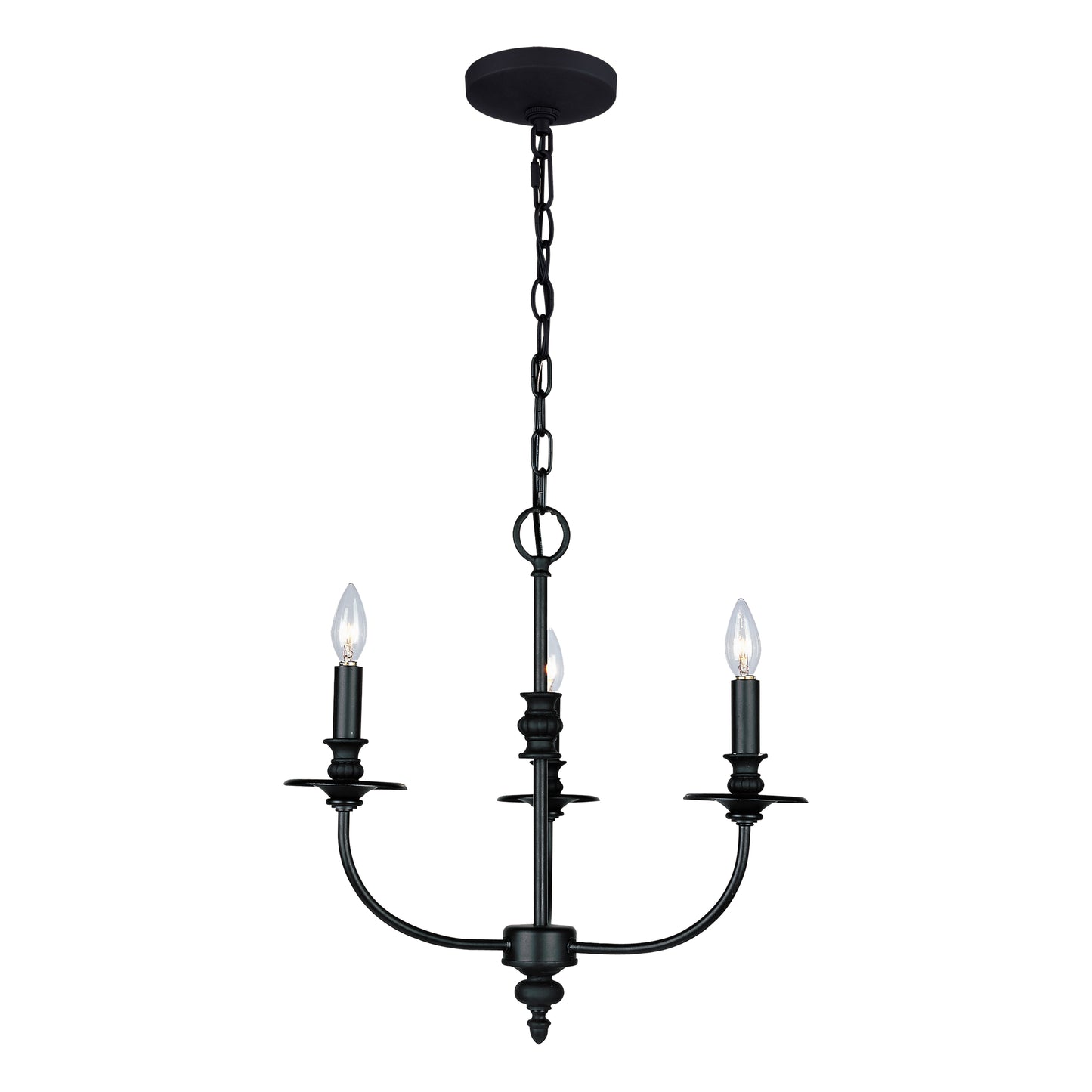 ELK SHOWROOM 283-OB Hartford 18'' Wide 3-Light Chandelier - Oil Rubbed Bronze