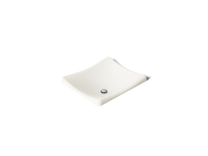 KOHLER K-2833-96 DemiLav 18-1/4" rectangular vessel bathroom sink, no overflow - Biscuit